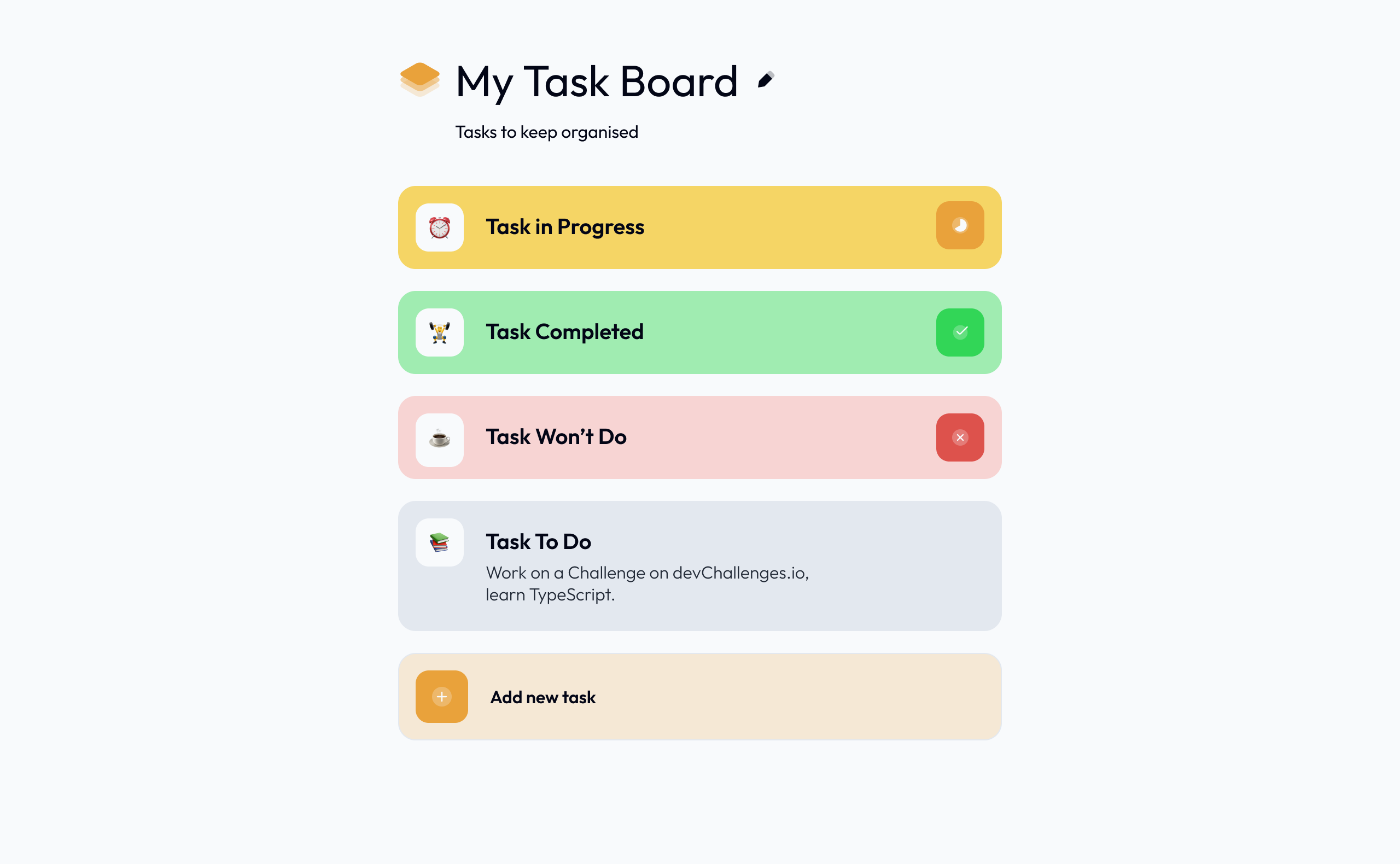 Task Board Preview