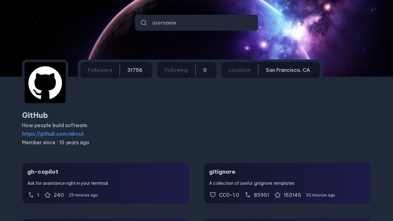 GitHub Profile by Sahil Atahar | devChallenges