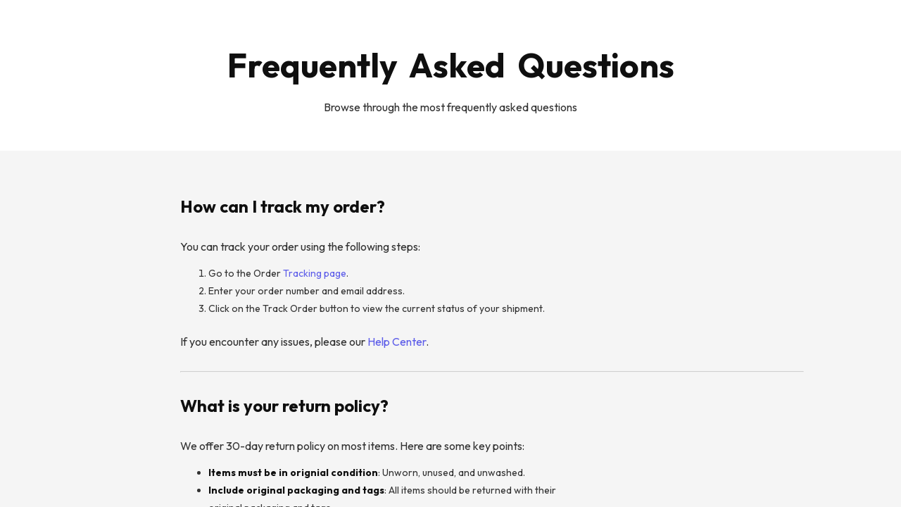 Simple Frequently Asked Questions (FAQ) by Matilda Cohen | devChallenges
